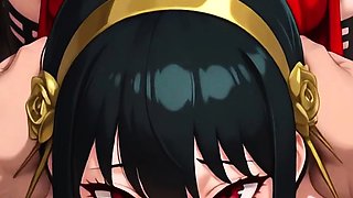 Blonde ass grabbed on sunny bed black hair blowjob paizuri