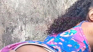 100% Anal on the Stairs of an Abandoned House with Old Broach