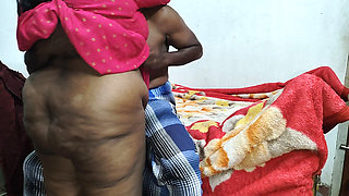 Indian Tamil aunty hard fucking in lover house
