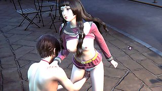 Internal ejaculation, hentai ntr, big tits