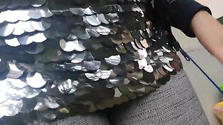 I Show My Tits in the Garden and Then Piss in My Tight Pants