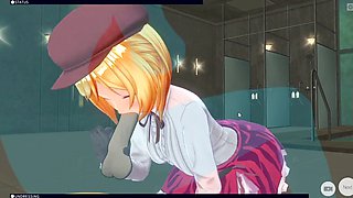 Koala from One Piece wants to have some fun in this anime scene