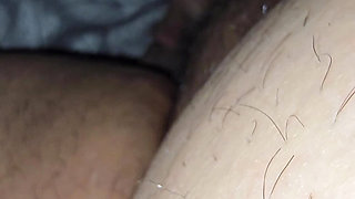 Step mom hard handjob stroke step son dick and his balls