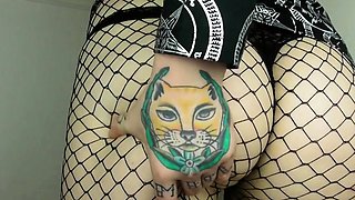 Big-Ass Tattooed Amateur's Solo Webcam Show