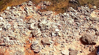 Uncut - Horny Spanish Amateur Couple Persuades Me to Have a Threesome in Public - Bts