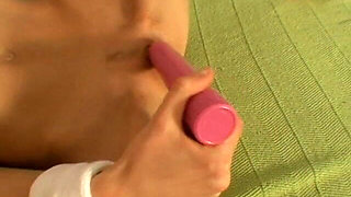 Pauline Shoves Two Vibrators Inside Her