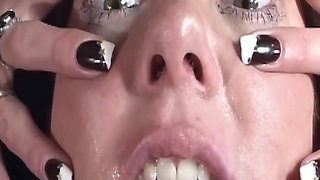 Mature Blonde MILF Drenched in Thick Cum During Messy Oral