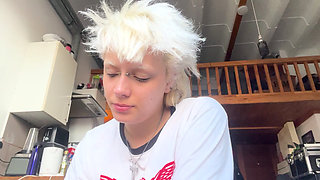 Smoking a Cigarette Lazy Coffee No Makeup
