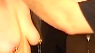 Blindfolded Mature Blonde Endures Nipple Clampsblindfolded Mature Blonde Endures Nipple Clamps