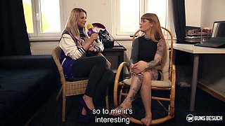 Kylie Kay's Alternative German Passion with Facial