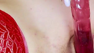 Sexy Mature Casey Works Her Lovely Pussy with Fingers and Dildo