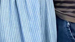 Pervert Fingers Under My Dress Fingering My Pussy