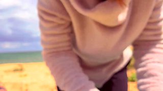 Outdoor hardcore blowjob and anal sex with blonde fuck siren