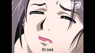 Uncensored Hentai: Stepmom Catches Stepson Masturbating with Her Lingerie