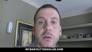 Naughty babysitter Goldie Rush caught stealing