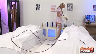 Caged Men And Naughty Nurse, Sexy Science Experiment Two, Babe