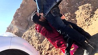 Chinese Amateur in High Heels Pantyhose Public Sex