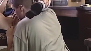 An Uninhibited Blonde Wants to Be Fucked Hard on the Floor Like a Little Slut