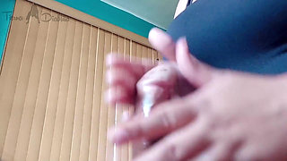 Thumb Pleasure Thumb: I Pushed It to the Limit by Rubbing Its Frenulum and Its Shot Was Incredible
