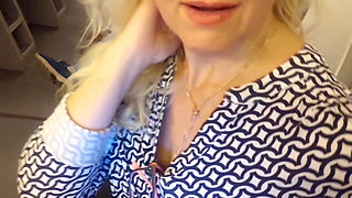 Mature Blonde Wife Enjoys Oral Sex