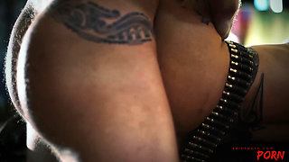 Gina Snake Takes a Huge Cock in Her Raw Hole
