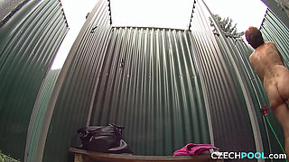 Czech Pool 44: Mature-ass Stepmom with Massive Tits