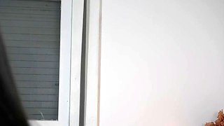 Tranny amateur solo big tits masturbates in high def