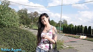 Public Agent featuring Akasha Cullen's asian smut