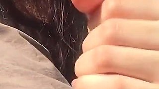 Student Gave a Blowjob in the Car and Asked to Take Her Home