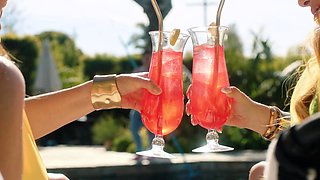 Watch this brunette milf slut get gangbanged by stacked BBC studs. None of her holes will be left unfucked