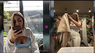 Mv397  2 GIRLs  SAME PLACE AND TIME  LAVATORY 2: Blonde, Xhamster  Public Porn