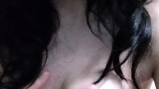 Innocent girl masturbating in the morning