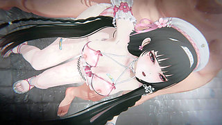 [wuthering Waves] - Chisa Swimsuit Havoc Threads Severed (bound Swimsuit Resonator & POV Sandwich DP) (2k/60fps)