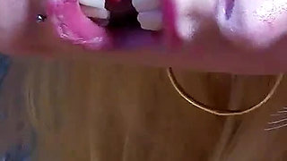 Blonde Skinny teen Mallory ass banged by stepdad with a condom on the beach