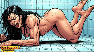 Horny 45-year-old Mommy in the Shower