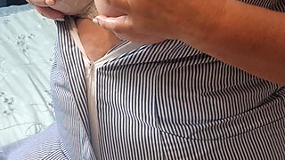 Naughty Nurse Julie - Bra Reveal & Teasing Huge Tits - 002-s-v-3-nurse-boobs