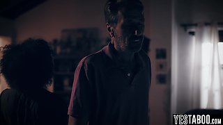 Ebony mature model squirts on wife knob