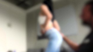 Big dick guy enjoyed sloppy blowjob