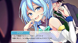 Konosuba Parody: Sluts Seduction Resists His Will