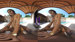 PURITYVR Perversions in public pool with Izadora