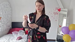 Chubby Asian Teen GRWM Tease in Cheongsam - Big Natural Tits & Curvy Butt Roleplay