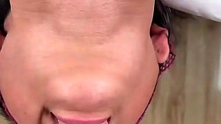 POV Closeup: Face Fuck Leaves Cute Asian Teen Breathless - White Cock Defeats Littlelewdluna in Throat Fuck Domination