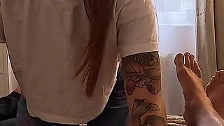 Hot Bi Threesome Pegging with Hot Bi Threesome Pegging with Creampie!!