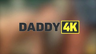 Daddy4k. what a cute young&old outdoor affair