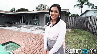 Gorgeous Tony Rubino and Alina Belle's real estate agent porn