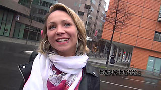 Porn Casting on the Open Street with Honey, Part 1