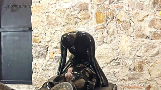 Lying Bondage Domination, T1 Facesitting and Eating Pussy - Alex Latex