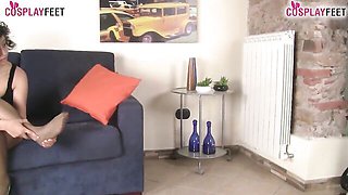 Blooming ho - lesbian feet movie - Cosplay Feet