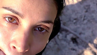 Adventure on a Wild Beach! Sex with a Stranger, Ends in Internal Ejaculation