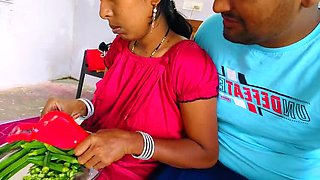 Permi Pooja Hot Indian Bhabhi First Time Homemade Sex in Kitchen with Big Natural Tits